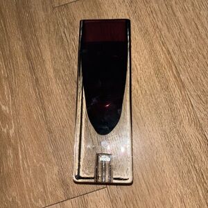 Krosno Poland art glass red vase box d